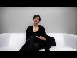 CzechCasting.com - Anna (8153) - Extremely Shy and Cute Innocent Brunette Teen